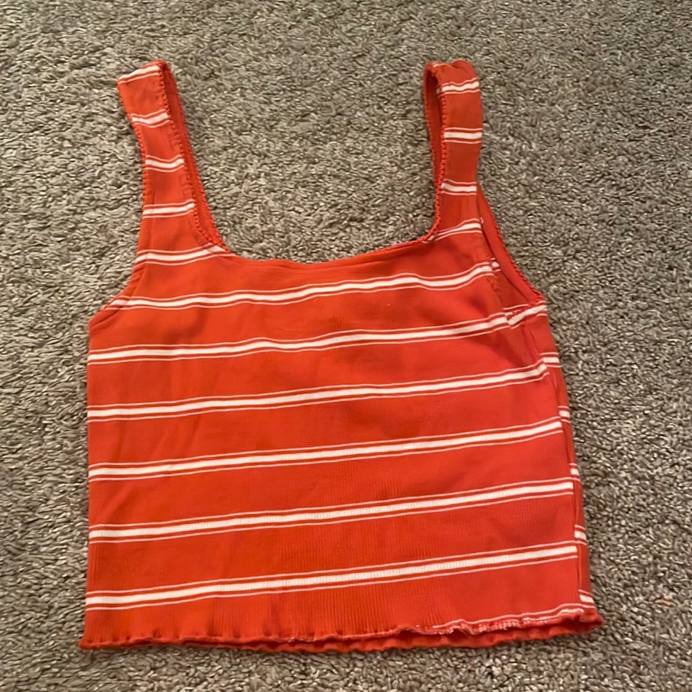 Striped forever 21 tank top
